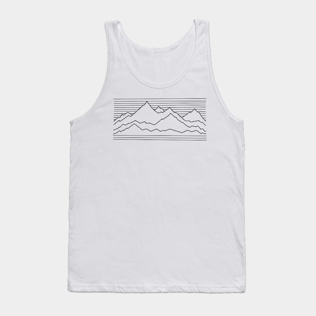 Mountains 2- plain Tank Top by Whettpaint